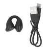 Bluetooth V5.4 Earbud Single Side Open Ring Clamp On Wireless Earphone for Sports Business Work Black