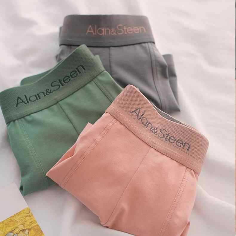 Мужские бесшовные трусы-боксеры из чистого хлопка и графена с антибактериальным эффектом, большого размера