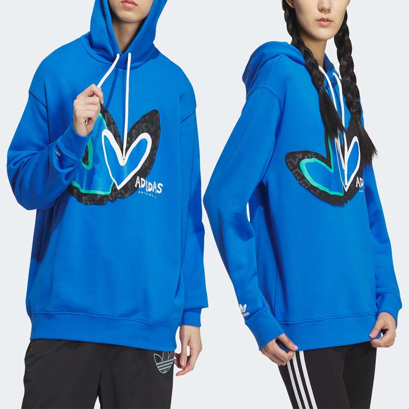 adidas Originals Clover Special Edition Love Logo Толстовка унисекс Топы Синий IK8650