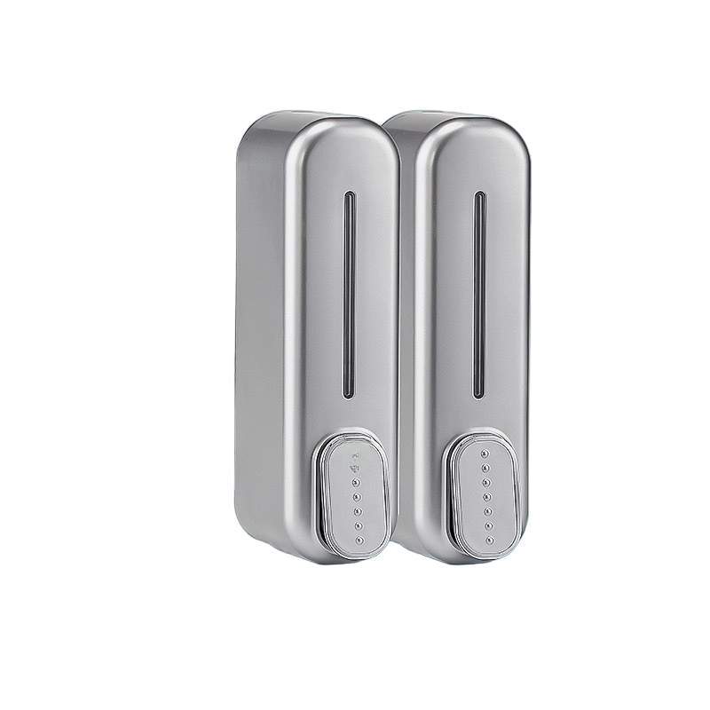 Modern Minimalist Wall Mount Hand Press Soap Dispenser For Hotels Bathroom Use