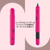 Lamy Шариковая ручка Pico neon pink Инновационная карманная шариковая ручка Полноразмерная ручка одним щелчком Металлический корпус Ширина линии M Компактный стержень черного цвета LAMY M 22