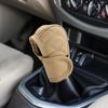 Car Shift Knob Cover Anti Slip PU Leather Dustproof Cover For Shifter Knob Decorative Car Interior Accessories Multifunctional