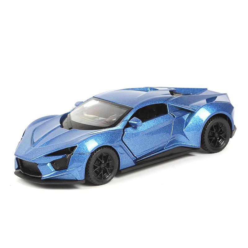 Имитация сплава автомобиля Модель 1/36 для Кена Супер Бегущий Металл Back Force Car Детские игрушки