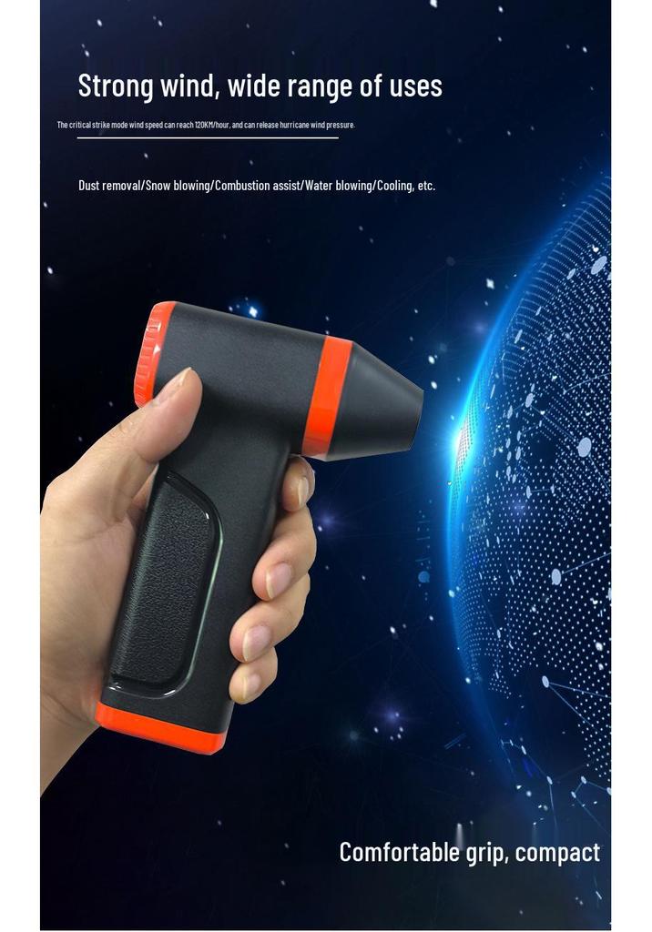 High-Speed Handheld Mini Camping Fan & Blower