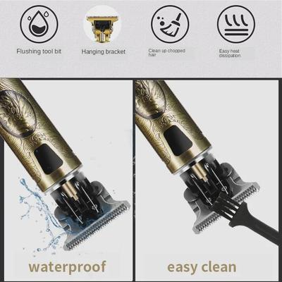 Классическая ретро-машинка для стрижки волос с аккумулятором для парикмахеров за рубежом