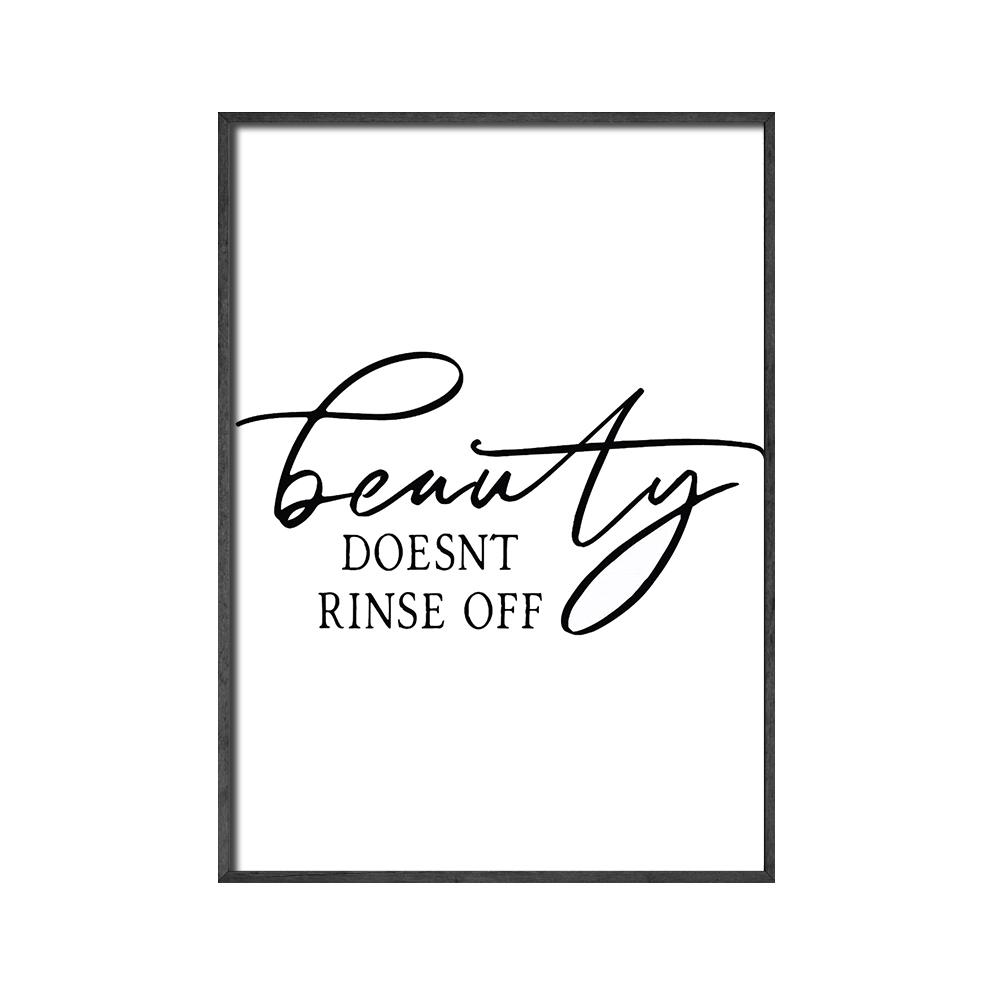 Картина на холсте Смешные знаки для ванной комнаты Плакаты Печать Современные минималистские настенные картины Декор для дома Эстетика