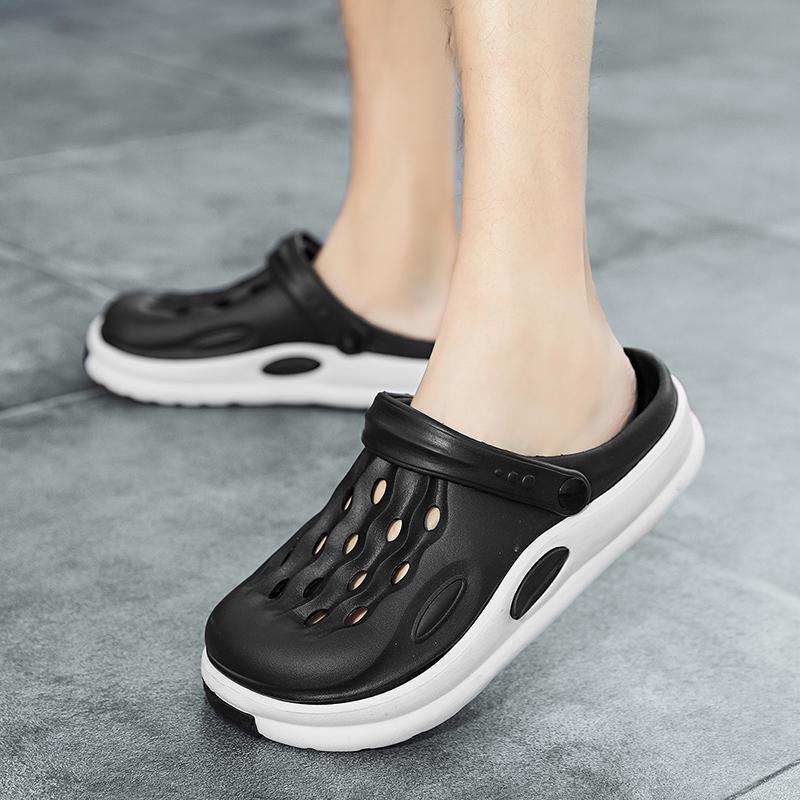 Летние сандалии-сабо мужские повседневные тапочки для сада сабо водонепроницаемая обувь классические сандалии-сабо для кормления 2024