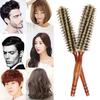 Straight Twill Hair Round Roller Wood Hair Brush Boar Bristle Nylon Hair Comb Anti Static Brush Blowing Curling Diy Hairdressing