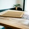 BAMBOO STAND FOR HOT POT KETTLE WOODEN STAND 20x20 cm