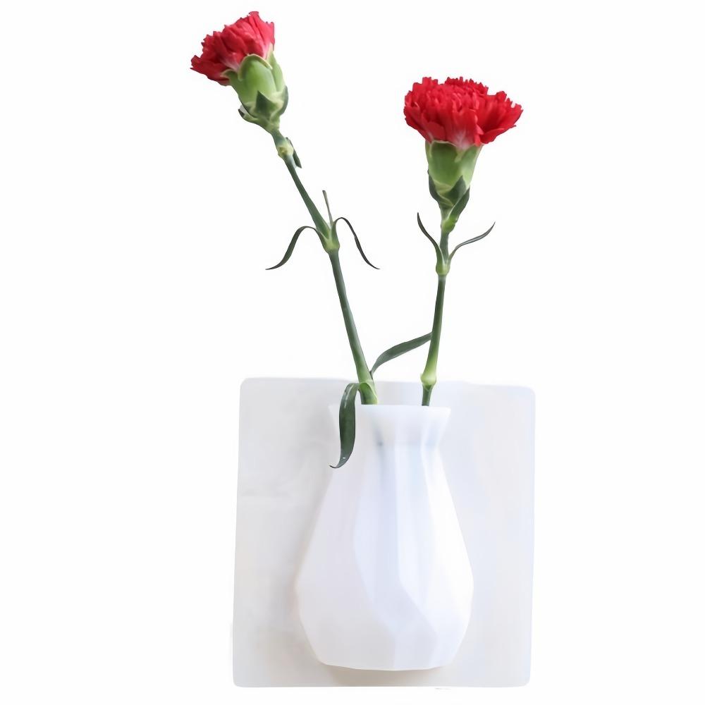 Силиконовая ваза-стикер Magic, многоразовая декоративная ваза, горячая настенная ваза, сухоцветы