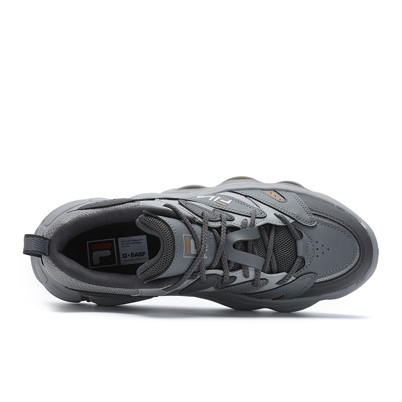 Fila Удобная Универсальная Повседневная Обувь с Низким Верхом Мужские кроссовки Серый F12M511105FFS