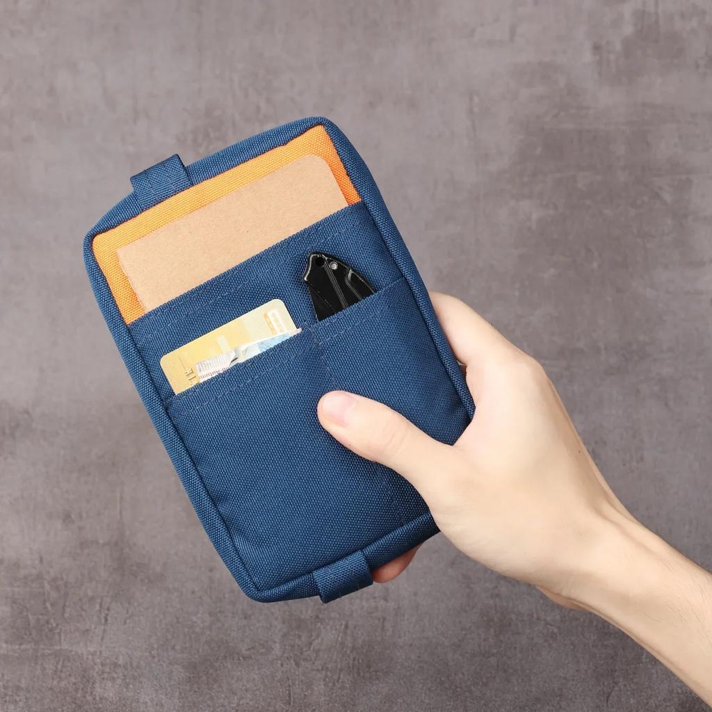 Тактический EDC подсумок Мини тактический кошелек Кошелек для монет Многофункциональная сумка для кемпинга, пешего туризма Портативная уличная сумка для хранения инструментов EDC