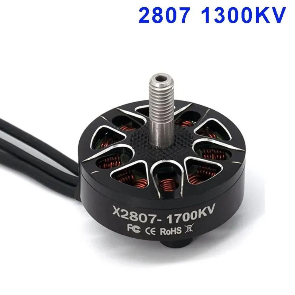 4pcs 2807 Brushless Motor X2807 1300KV 1500KV 1700KV 2-6S 4mm Bearing Shaft Motor for RC FPV Racing Drone Multicopter DIY Upgrade Parts
