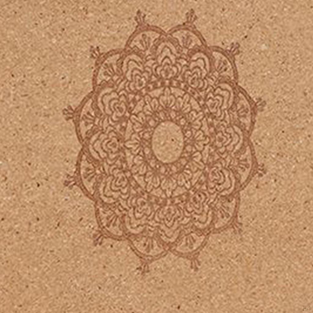 Cork Yoga Block Exercise Assistive Equipment Wooden Accessory for Fitness Home Gym