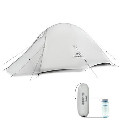 Палатка Naturehike Cloudup UL New кг для гор, обтекаемая, класс 7, ветро- и водонепроницаемая, 15D, прочная и легкая, расширенная, сумка для быстрого хранения в комплекте, в комплекте соло
