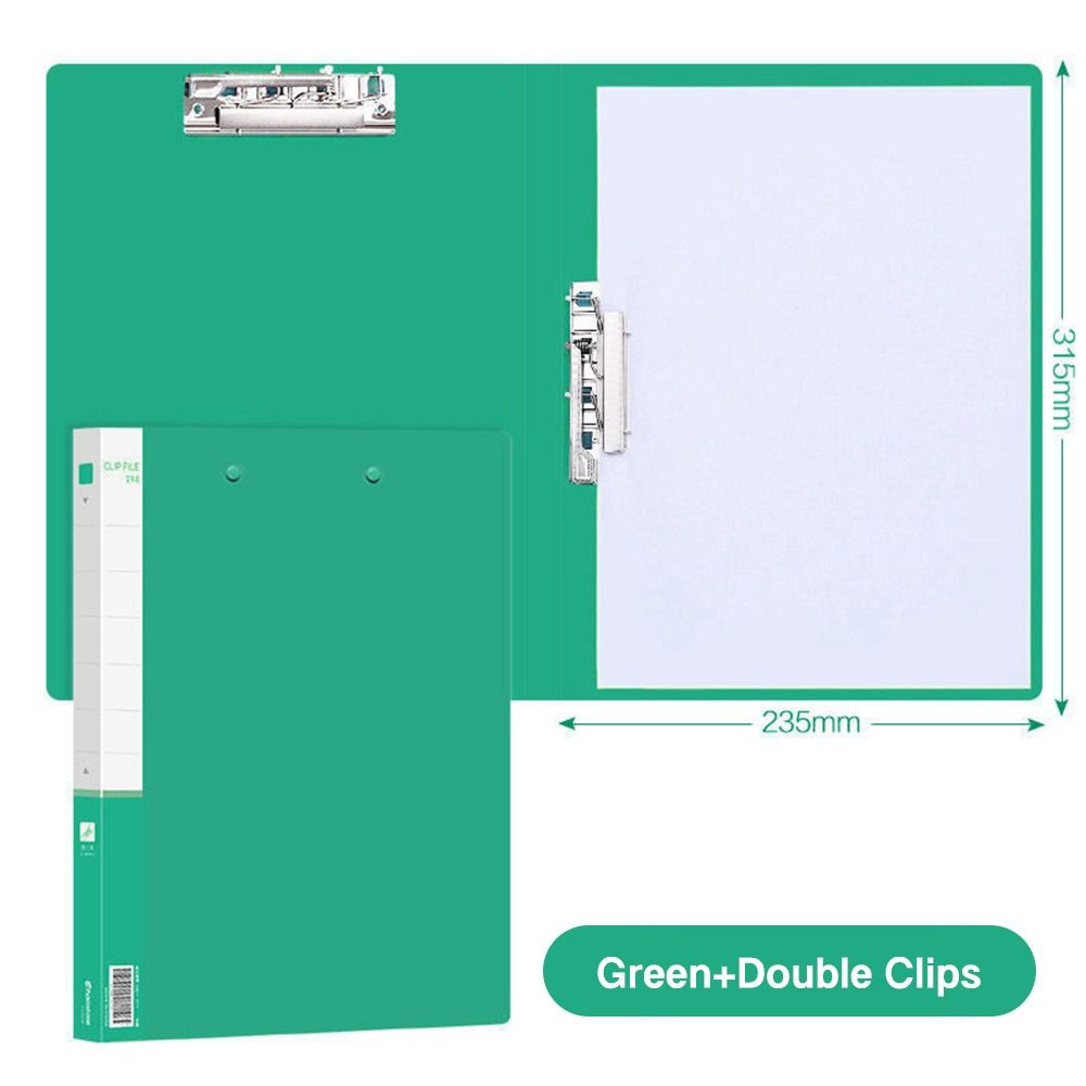 PP Document Bag Single Clip/Double Clips Archives Binder Simple File Bag Student Gift