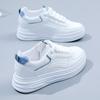 Inner Heightened White Shoes for Women In Autumn New Women's Shoes Thick Sole Mesh Breathable and Versatile Thin