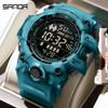 SANDA New Men Digital Watch Military Sports Style LED Wristwatches Men's 50m Waterproof Back Light Stopwatch Watch for Men