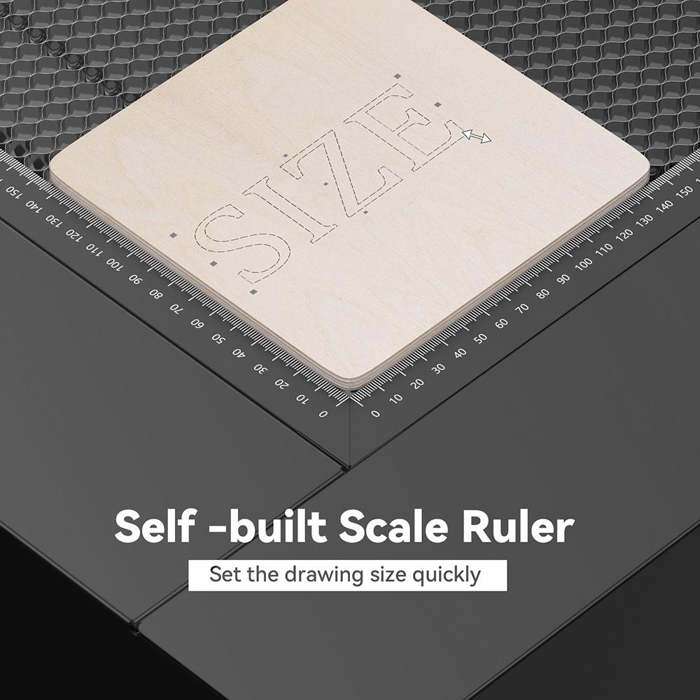 SCULPFUN H5 Gen2 Honeycomb Laser Bed, with Fume Extraction Fan, 650*650mm - EU Plug