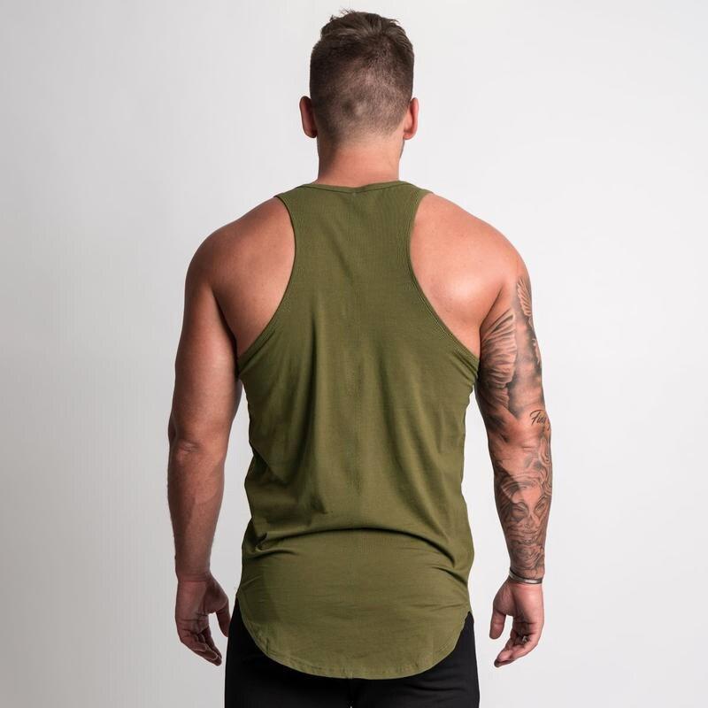 Muscleguys Мужская одежда для фитнеса Летняя тренировка Дышащая рубашка без рукавов Мужская майка Бодибилдер Спорт