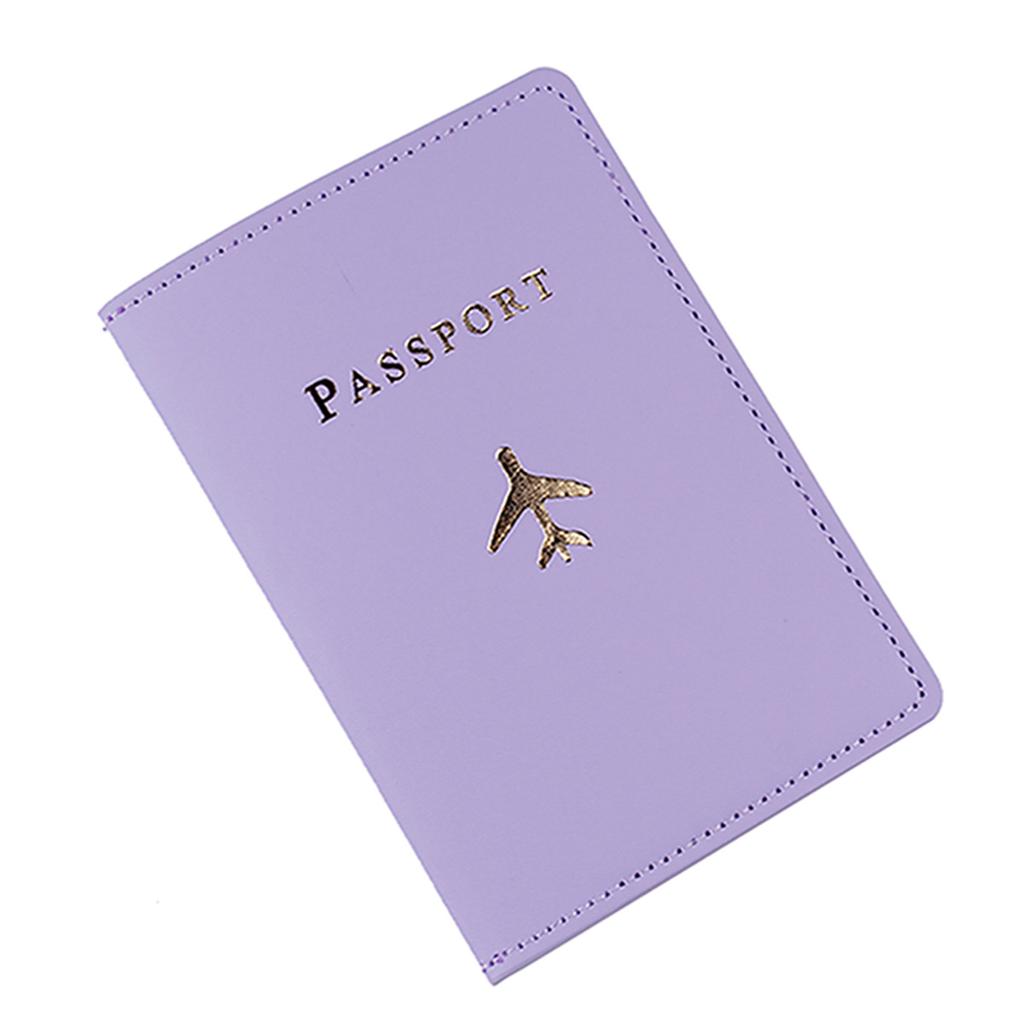 PU Leather Passport Cover Case Holder with ID Credit Card Slot Card Document Pocket Wallet for Travel Passport Sleeve
