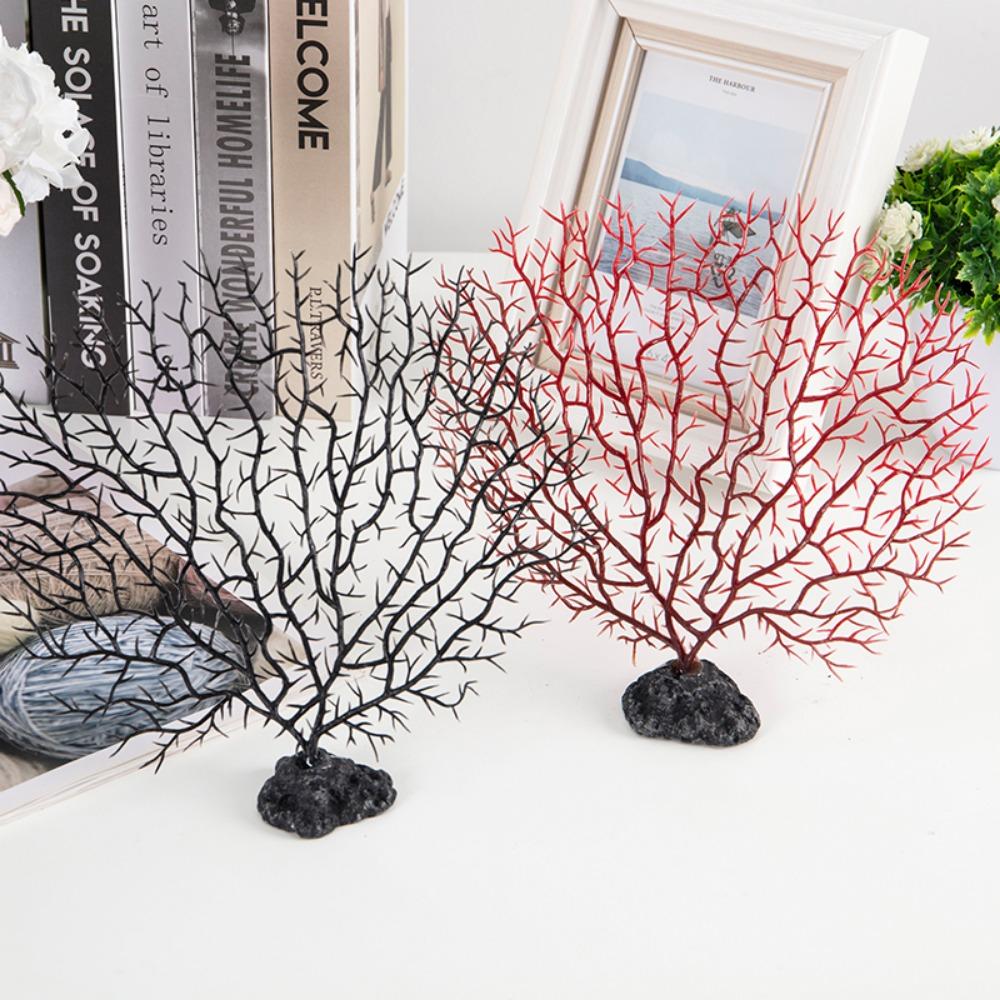 Undersea Water Plants Fake Resin Artificial Coral Aquarium Decoration Sea Iron Tree Decor Plants