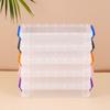 Color Paintbrush Box Watercolor Stationery Storage Box Portable Watercolor Storage  Change Key