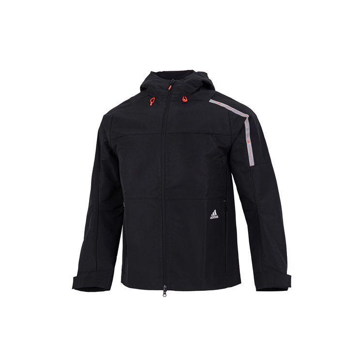 adidas Commtek Тканая куртка Мужская Верхняя одежда Черный HR4438