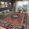 Ковер для спальни в этническом стиле, винтажный персидский ковер, ковер для гостиной, высококлассный роскошный ковер, большой площади, нескользящий, моющийся, коврик для пола в прихожей