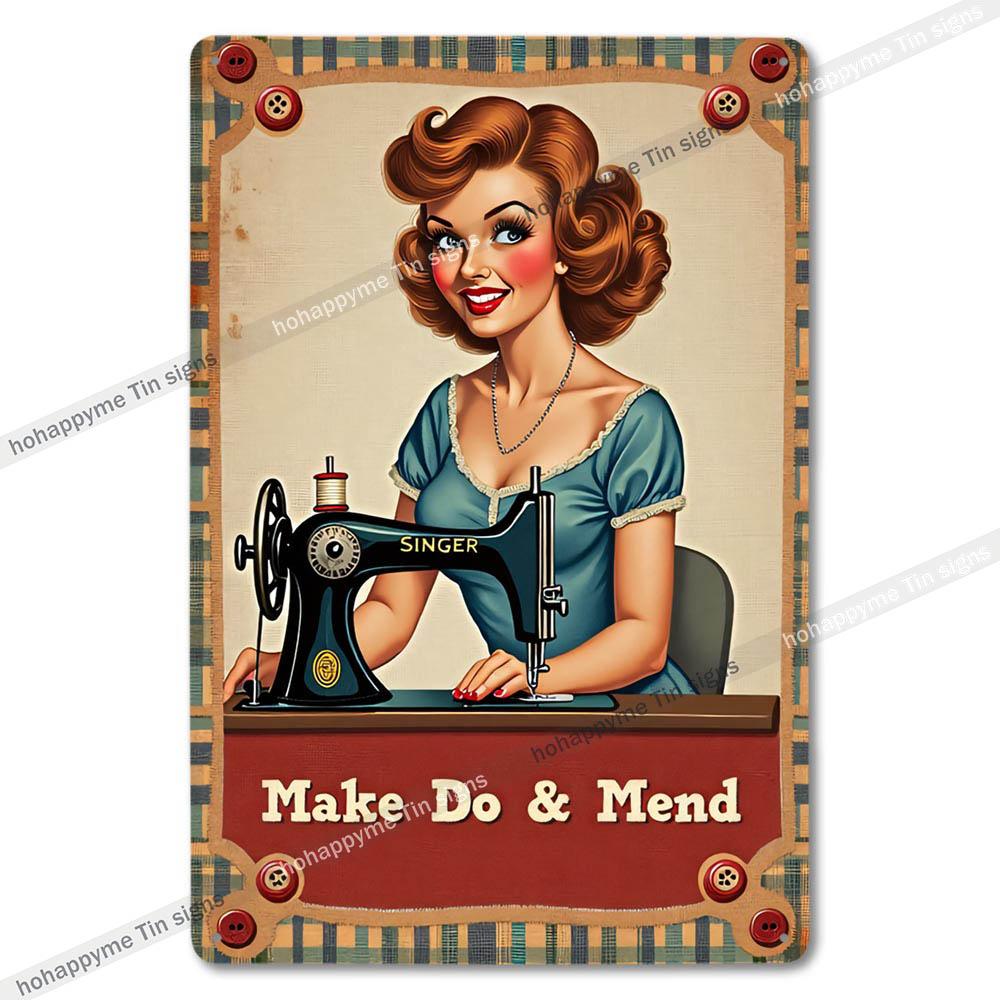 Retro Metal Tin Signs Man Cave Mom Karaoke Family Love Decor Wall Art Vintage Home Decoration