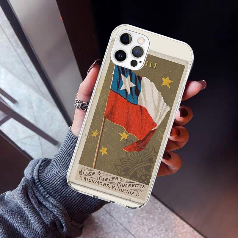 Chile Flag Phone Case For iPhone 17 Air 16 15 Pro Max 14 Plus 13 Mini 12 11 Cover 7 8 SE Silicone Shell Print Fundas 17 Air 16 1