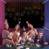 Poker Black Golden Sparkle Photography Background Playing Cards Shining Backdrop Banner for Boy Girl Casino Night Party