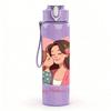 1PC Happy Mothers Day Heart Family Pattern 750ml Color Plastic Sports Water Bottle Leakproof Flip Straw Lid Suitable for Sports Office Home Use