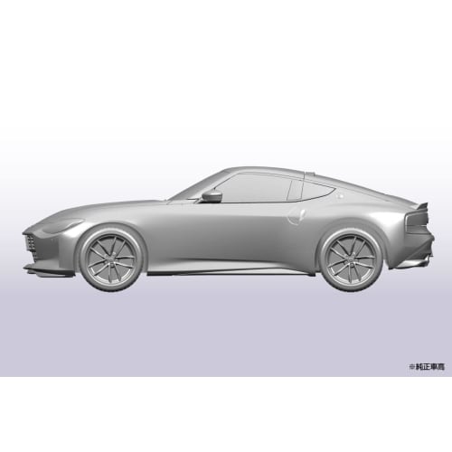 Aoshima Bunka Kyozai (AOSHIMA) 1/32 The Snap Kit Series Nissan RZ34 Fairlady Z Seiran Blue Pre-Colored Plastic Model Kit 17-B