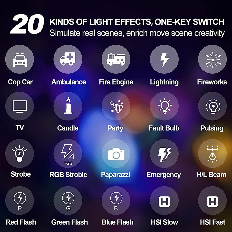 Светодиодный RGB-светодиод для видеосъемки, панель освещения камеры CRI95 + 2500-9000K, ЖК-дисплей, холодный башмак для прямой трансляции Vlog DSLR