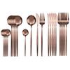 24Pcs Stainless Steel Dinnerware Set Kitchen Green Gold Cutlery Set Knife Fork Spoon Flatware Tableware Minimalist Silverware