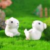 10-30Pcs Micro Landscape Guinea Pig Moss Ornaments Resin Tiny Animal Model Decorations Lawn Figurine Accessories Cute Sculpture