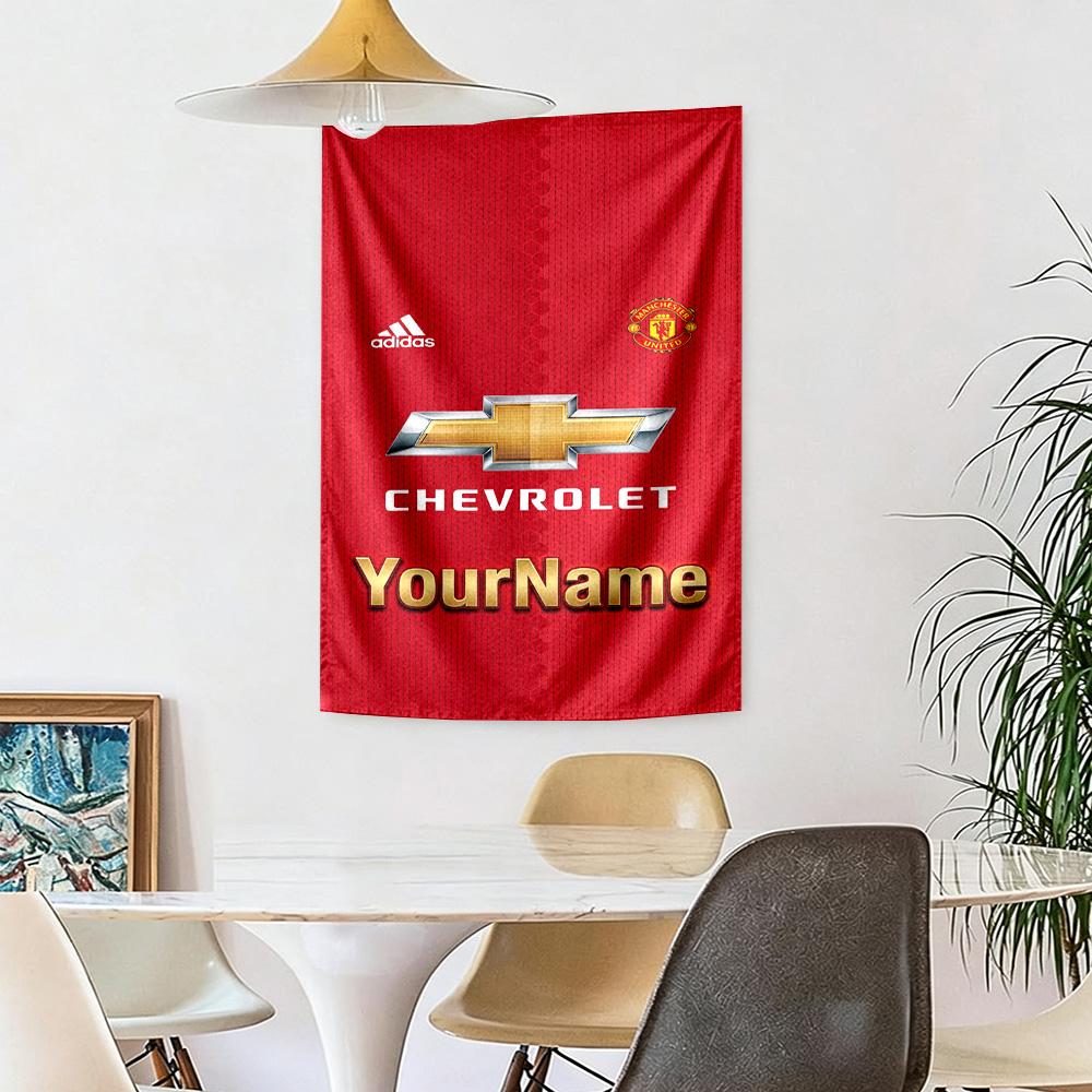 Manchester Custom Your Name Wall Decor Tapestry Art For Pet Memorial Birthdaywedding Party Backdrop Family Gift