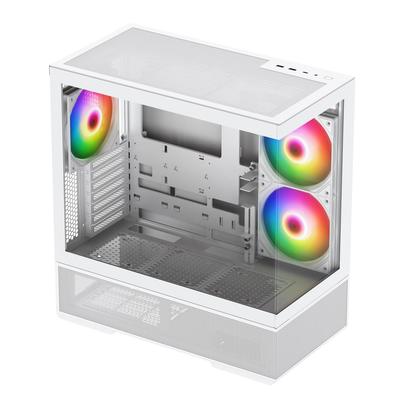 Century [RACEN] Бескаркасный ПК-корпус AQCESS для ATXMicro-ATXMini-ITX (белый) CRC-PCASE01WHFP