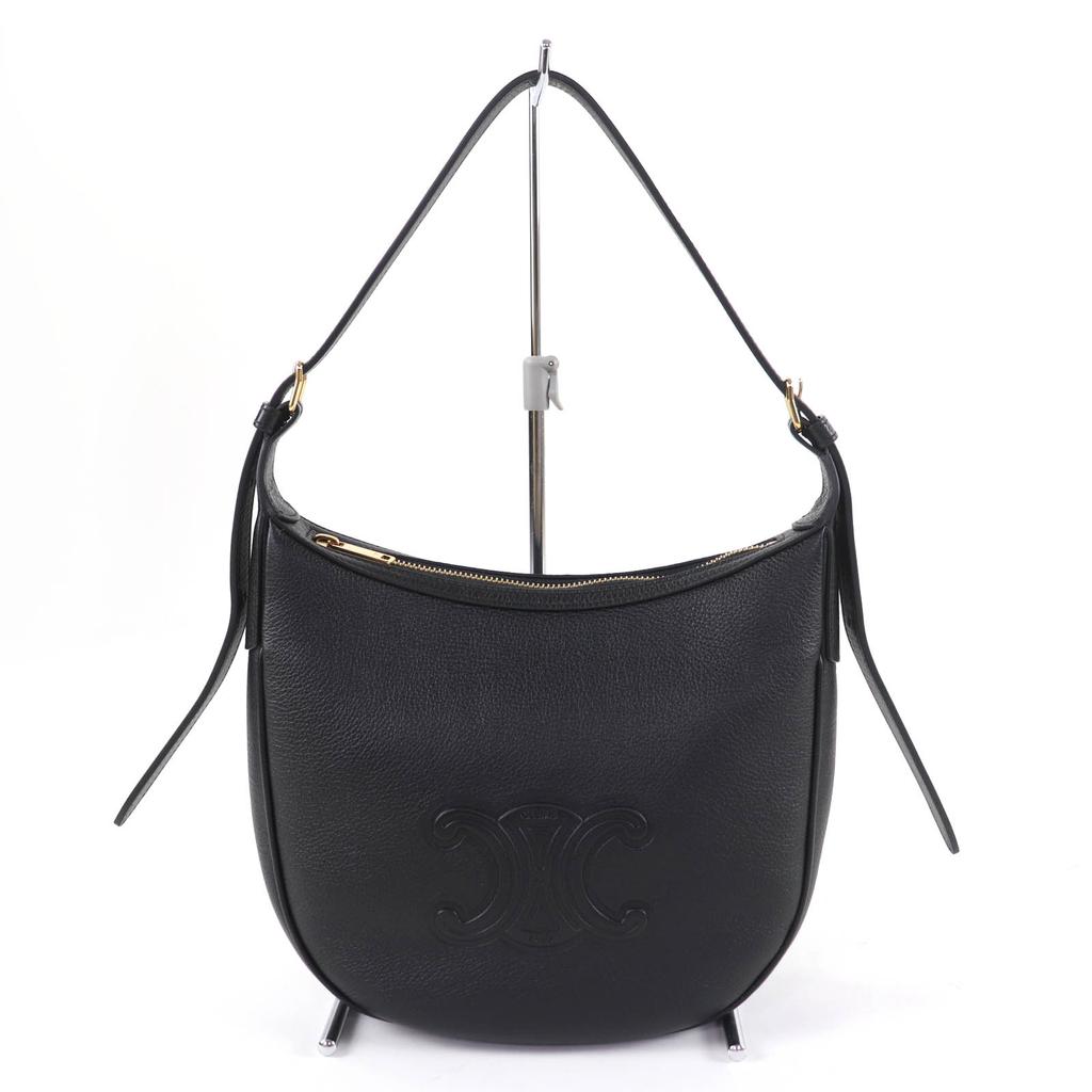 Excellent CELINE Shoulder Bag Cuir Triomphe Eloise Small 2-Way Handbag 11725 Used