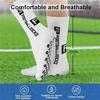 Football Socks Non Slip 3 Pack Sports Grip Socks Men Women Youth White