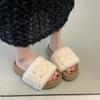 Fashion High Quality Slippers Home Winter Casual Designer Shoes Women 2025 New Luxury Slides Fashion Elegant Footwear