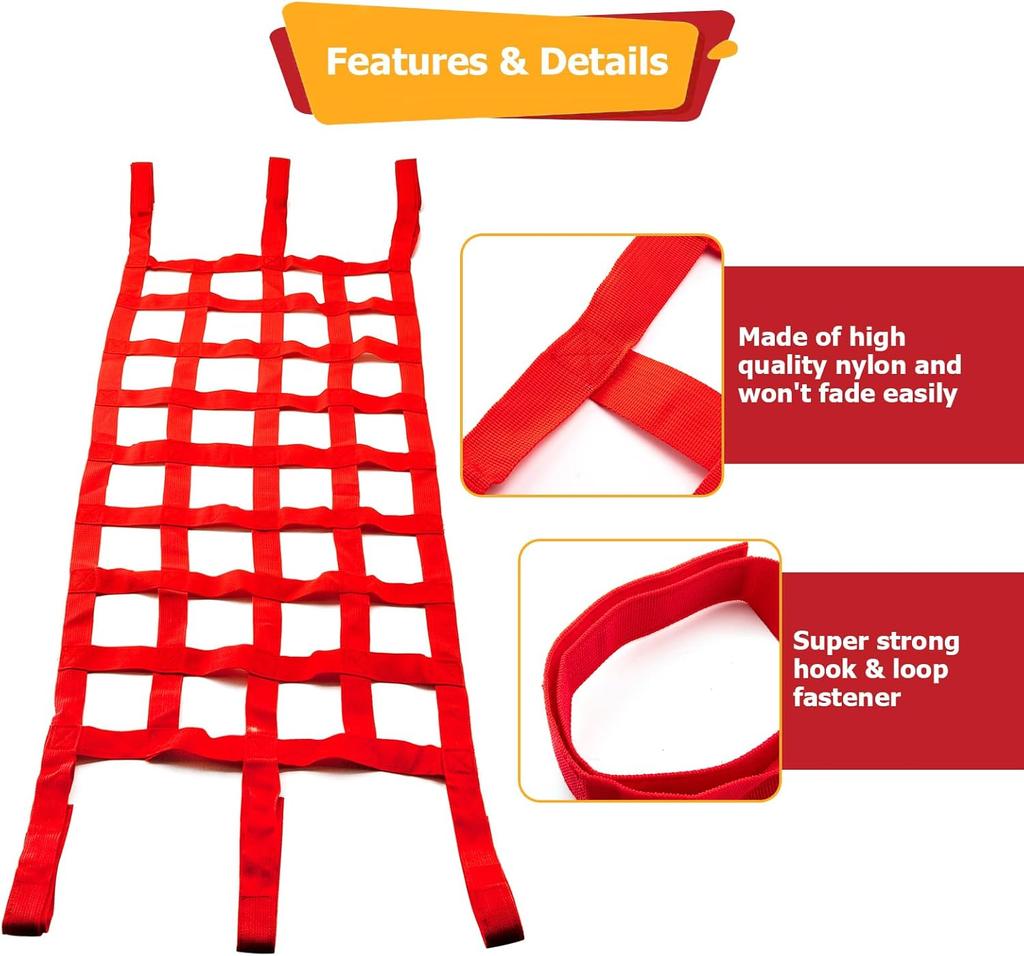 1x Сетка-гамак на крышу автомобиля, сетка для груза на крышу, сверхпрочная для TJ YJ JK JKU JL JLU JT 1987-2025 для Suzuki Jimny JB74 19-23