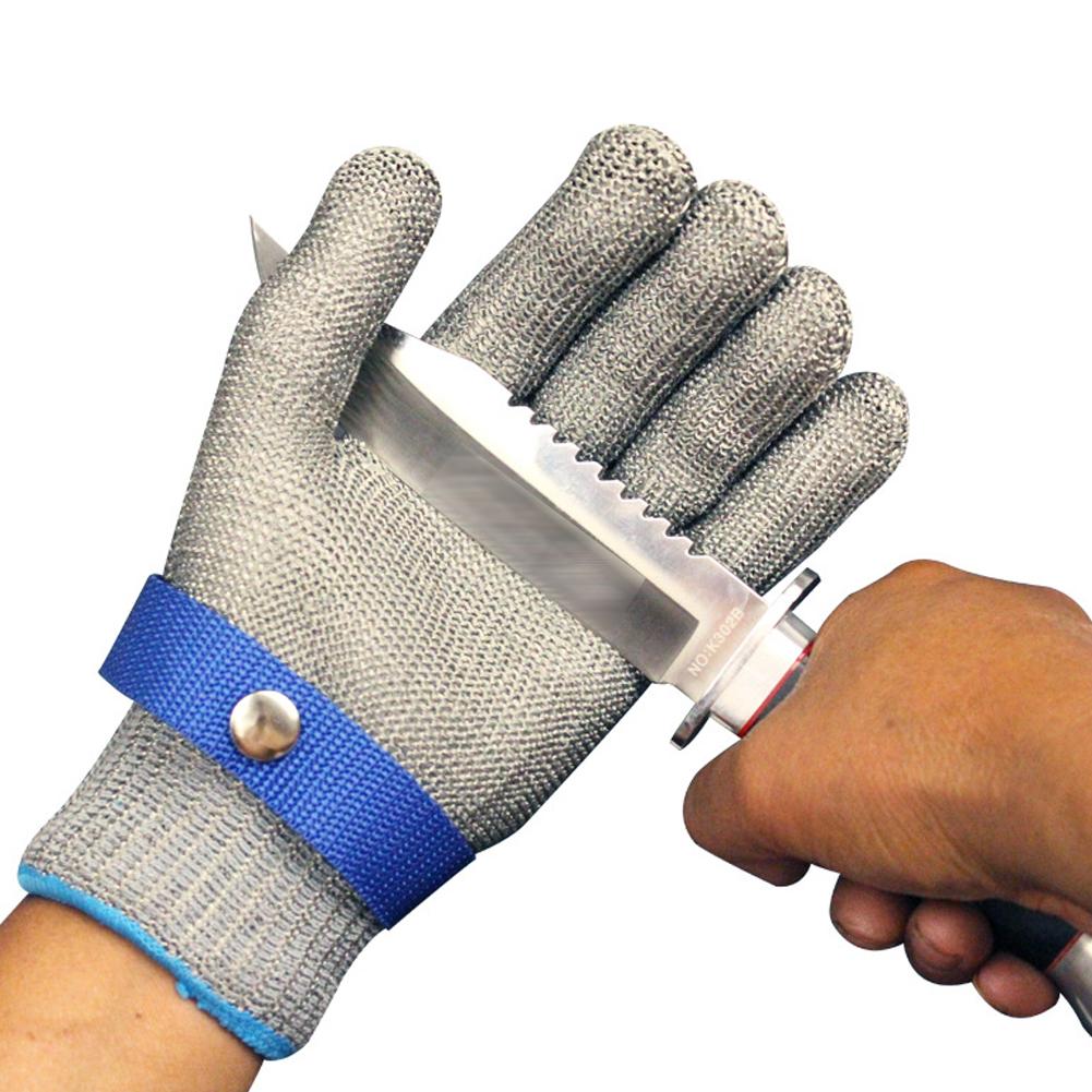 1 шт. износостойкие нержавеющие металлические садовые инструменты сетчатые рукавицы мясника защитные перчатки с защитой от порезов перчатки с защитой от проколов