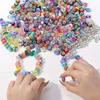 10/30/60 шт., смоляной материал, случайный стиль, большое отверстие, бусина, многоцветная, модная, декоративная бусина, сделай сам, браслет, ожерелье, брелок, производство ювелирных изделий