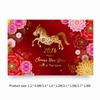 New Style Chinese New Year Decoration Red Gold Photography Background  Cross Border