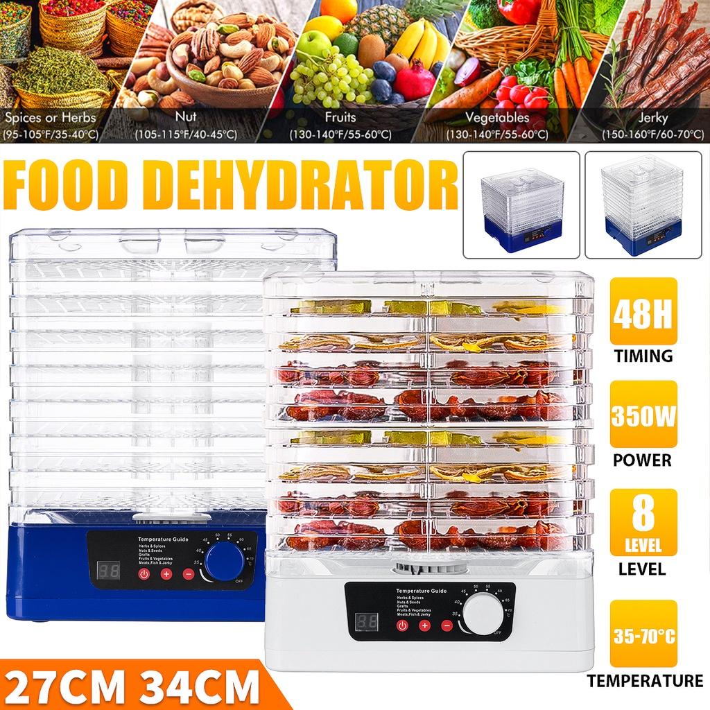 8-уровневая электрическая сушилка для еды 220 В DIY Лакомства из мяса для домашних животных Домашний дегидратор для фруктов, овощей, трав, мяса