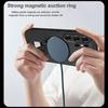 Coque + 2 Verres Trempés pour Samsung Galaxy S26 Ultra, Silicone avec Cercle Magnétique - Noir