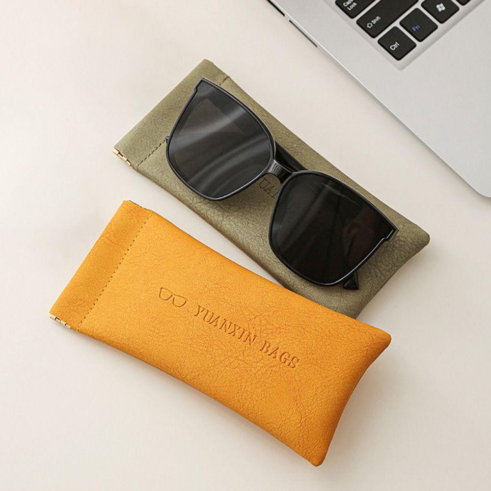 Водонепроницаемый чехол из мягкой кожи для очков, мешочек для очков, футляр для очков, мешочек для помады