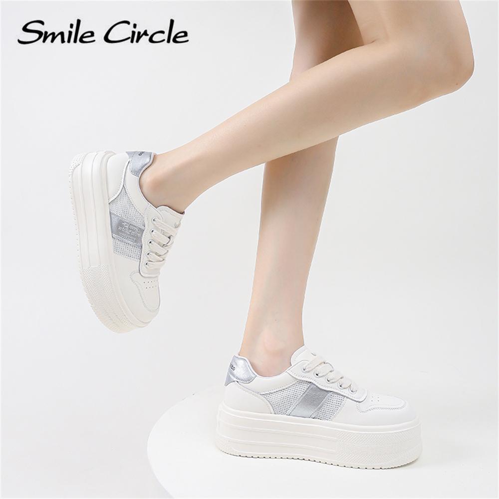 Низкие кроссовки, увеличивающие рост, с круглым носком, на толстой подошве, дышащая, удобная повседневная обувь